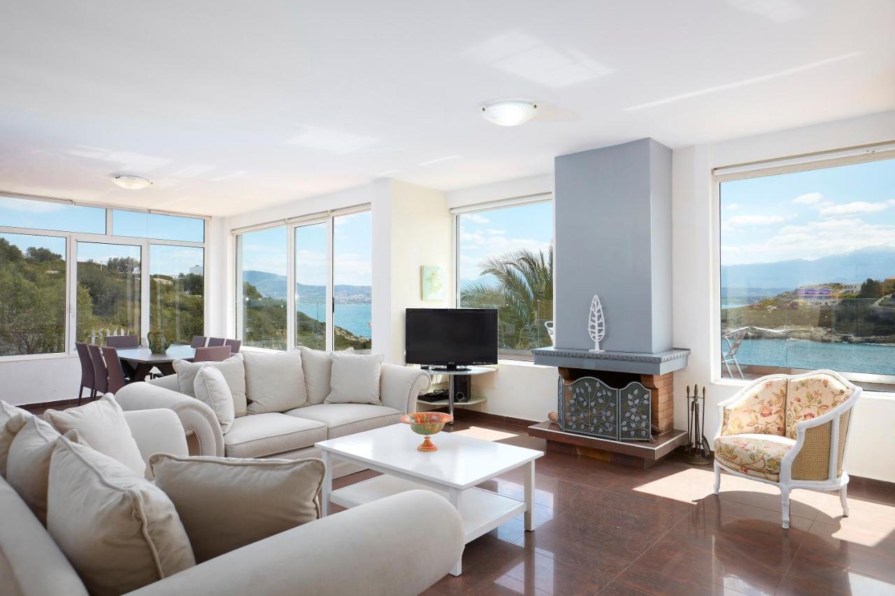 Seafront Villa Longobardi Ханья Экстерьер фото